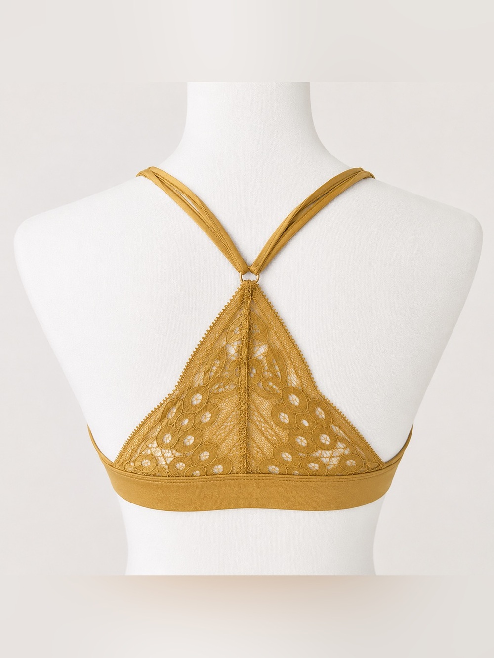 Aerie wonder gold lace padded bralette - Picture 2 of 4